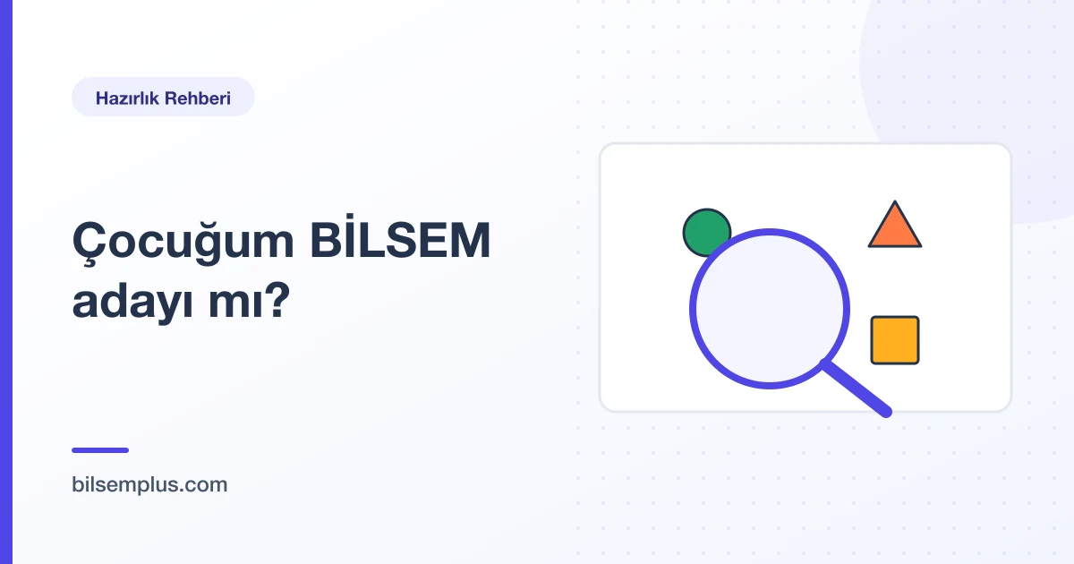 Şekiller üzerinde büyüteç çizimi — çocuğum BİLSEM adayı mı